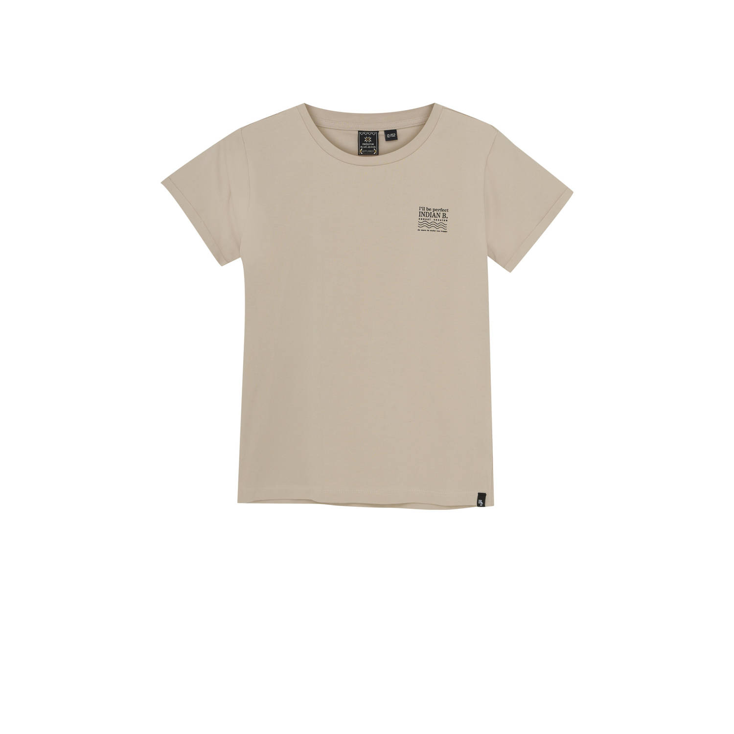 INDIAN BLUE JEANS Polo's & T-shirts T-shirt Backprint Zand