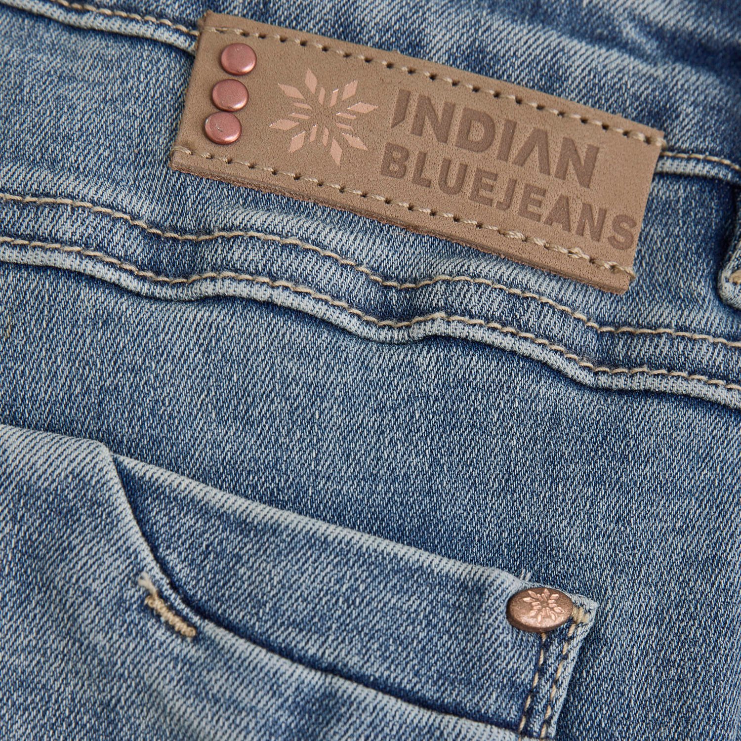 Indian Blue Jeans flared jeans medium blue denim