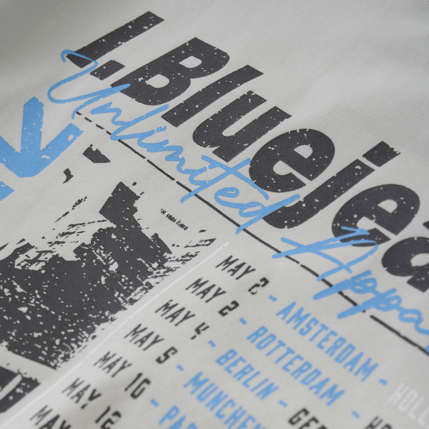 Indian Blue Jeans T-shirt lichtgrijs