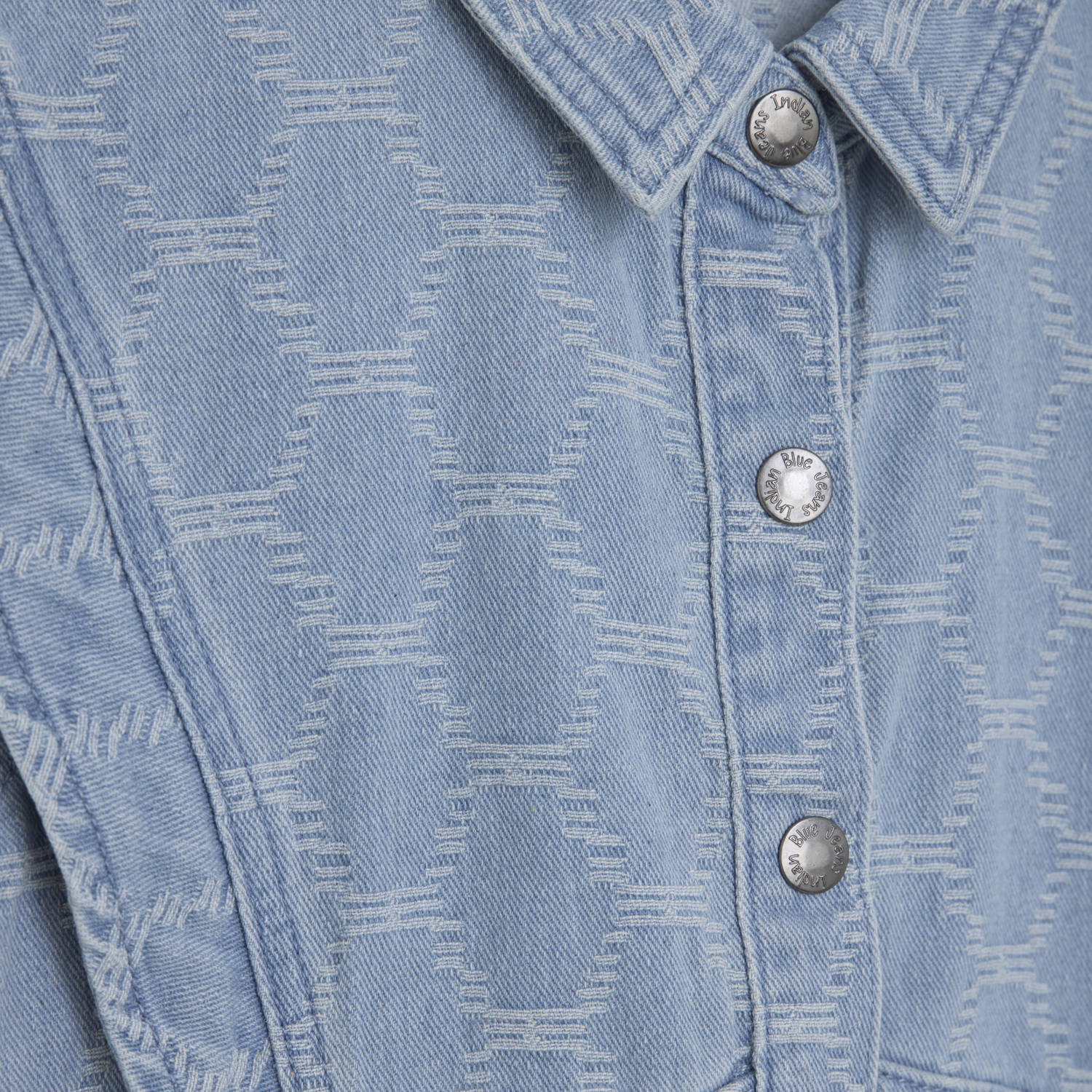 Indian Blue Jeans gilet light blue denim