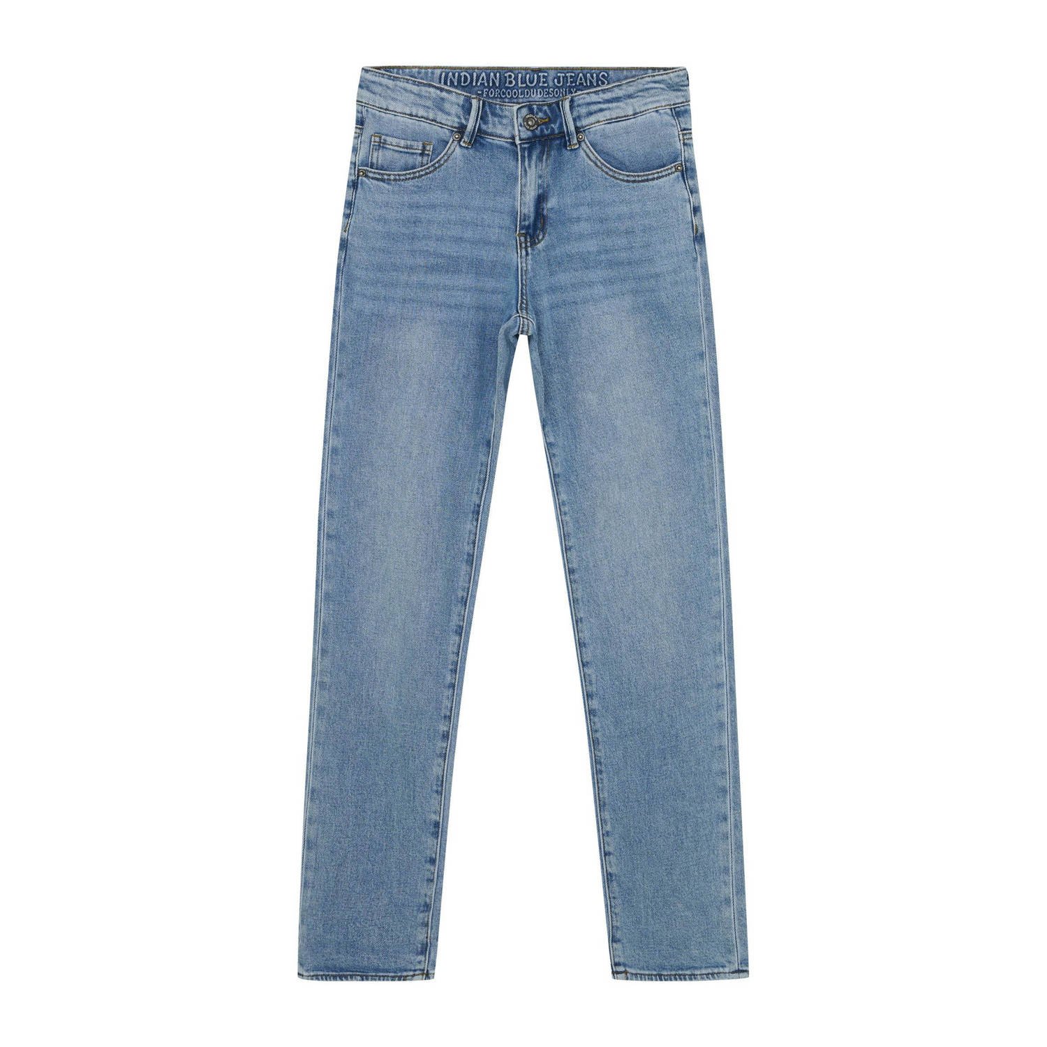 INDIAN BLUE JEANS Jongens Jeans 2554 Wide Straight Blue Denim Blauw