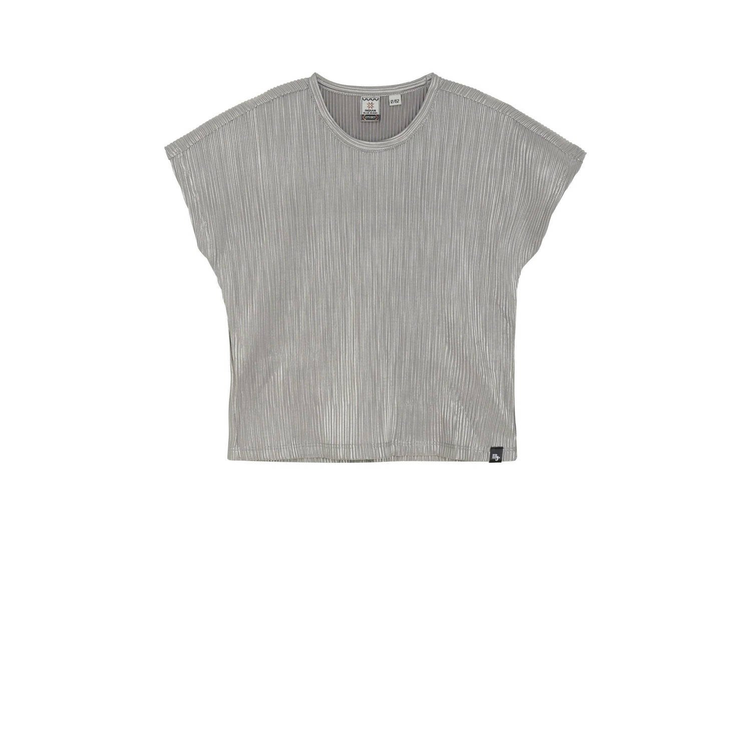 INDIAN BLUE JEANS Meisjes Tops & T-shirts Top Metalllic Zilver
