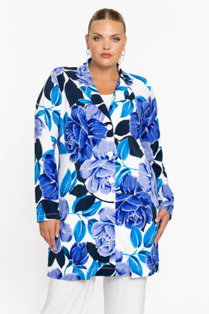 regular blazer blazer blauw