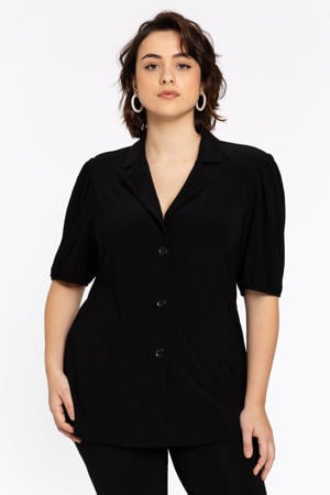 regular blazer blazer zwart