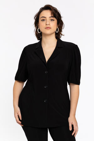 regular blazer blazer zwart