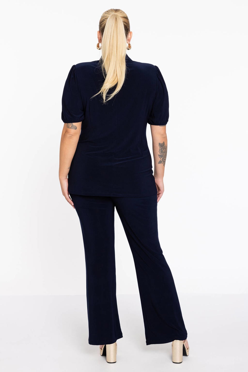 YOEK regular blazer blazer donkerblauw
