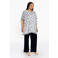 YOEK oversized gestreepte tuniek Plus Size - beige