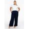 YOEK straight broek donkerblauw