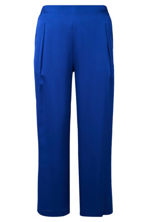 straight broek blauw