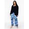 YOEK straight regular waist broek blauw