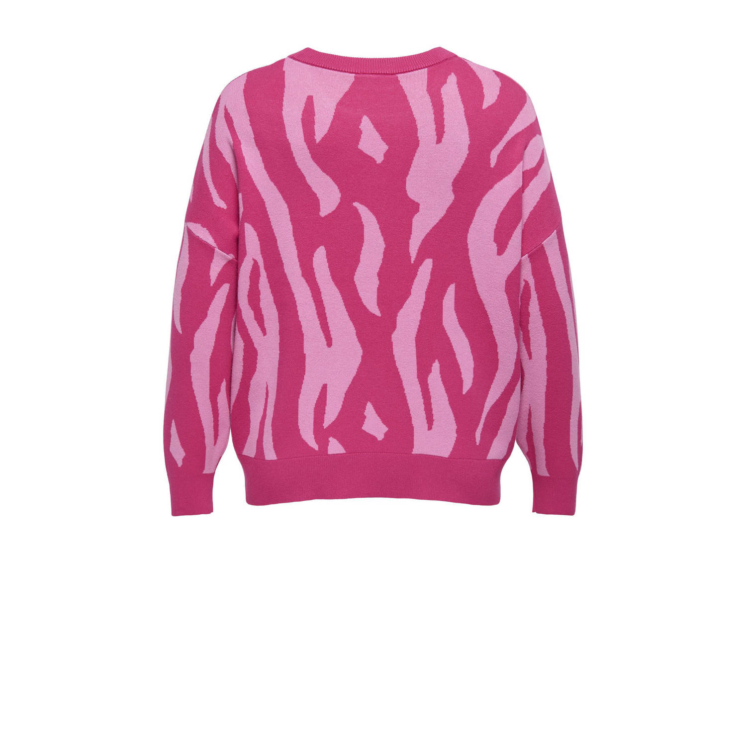 ONLY CARMAKOMA gebreide trui roze