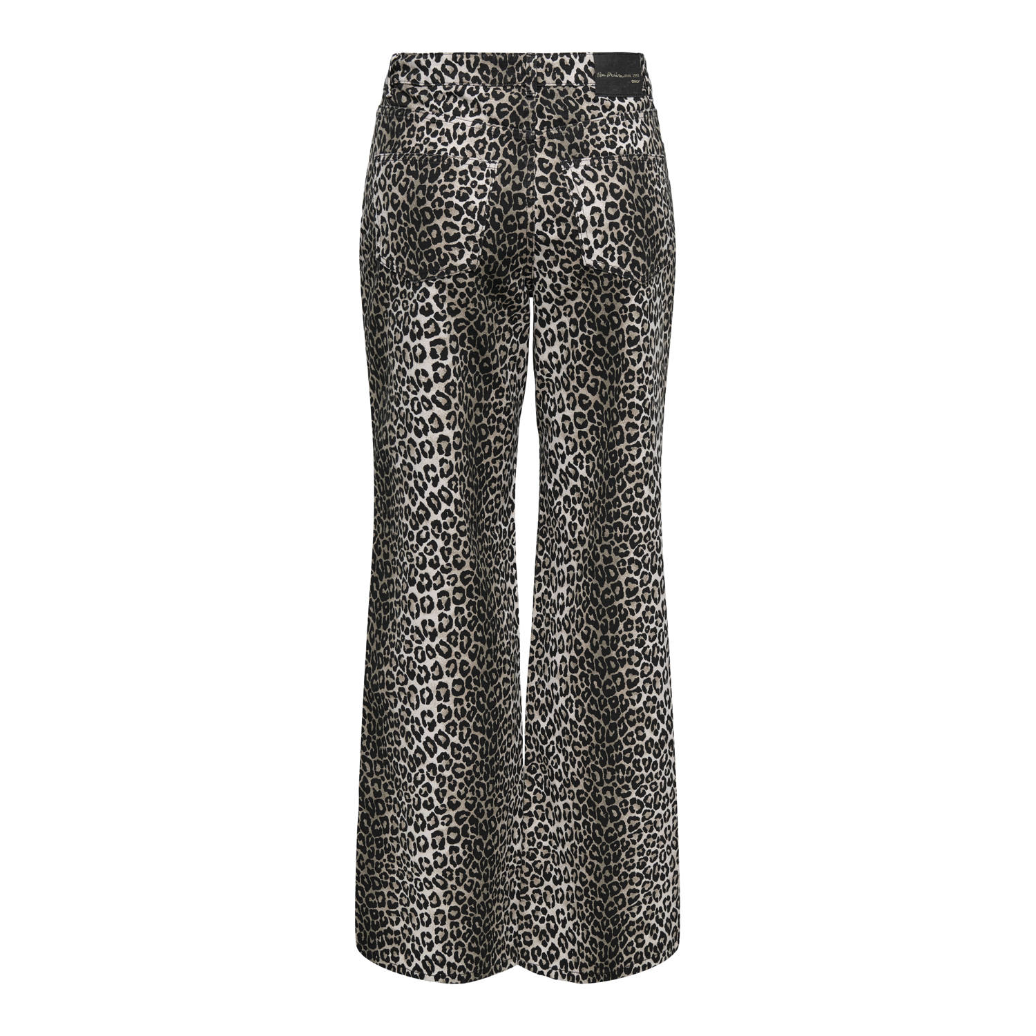 ONLY CARMAKOMA wide leg high waist broek bruin