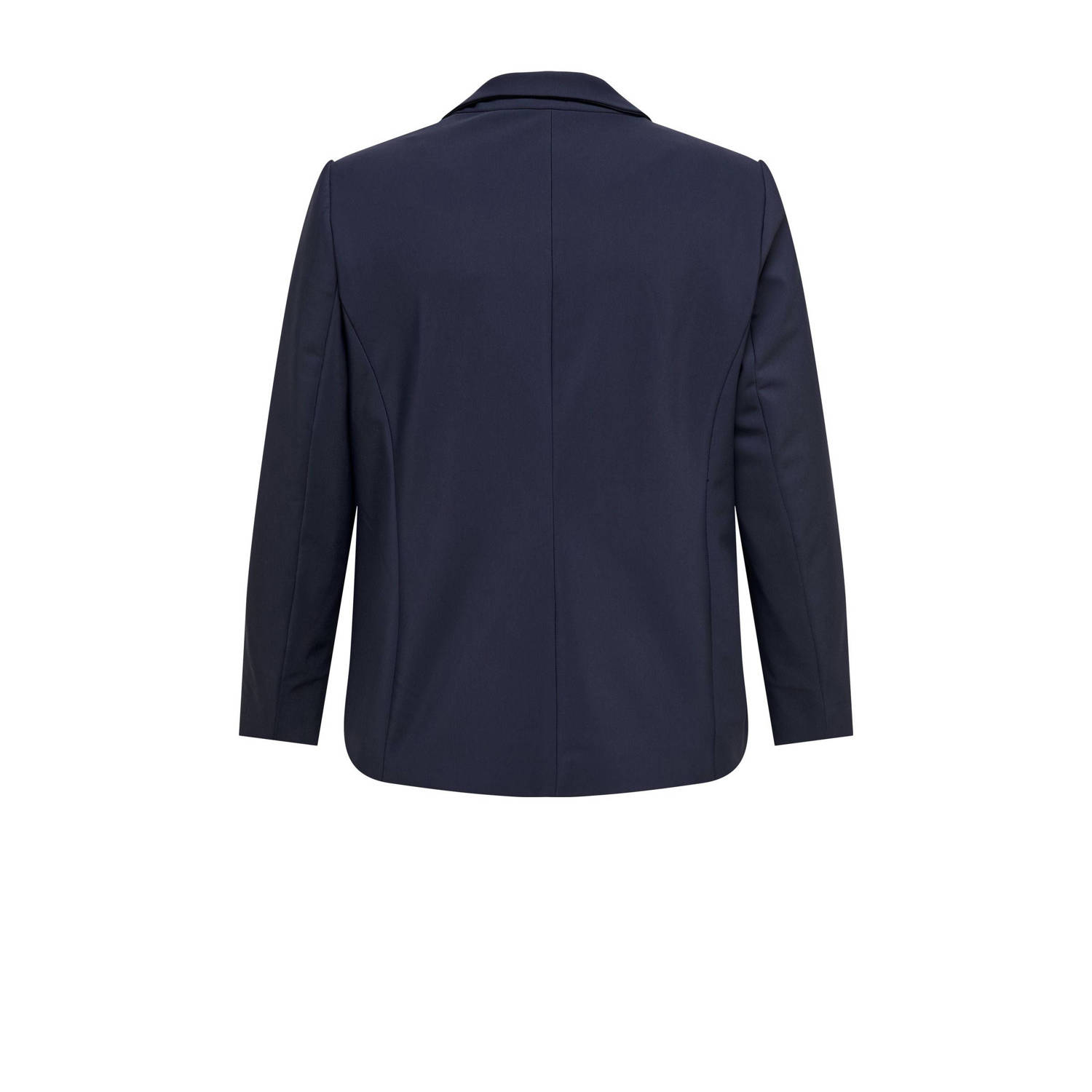 ONLY CARMAKOMA regular blazer donkerblauw