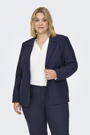 regular blazer donkerblauw