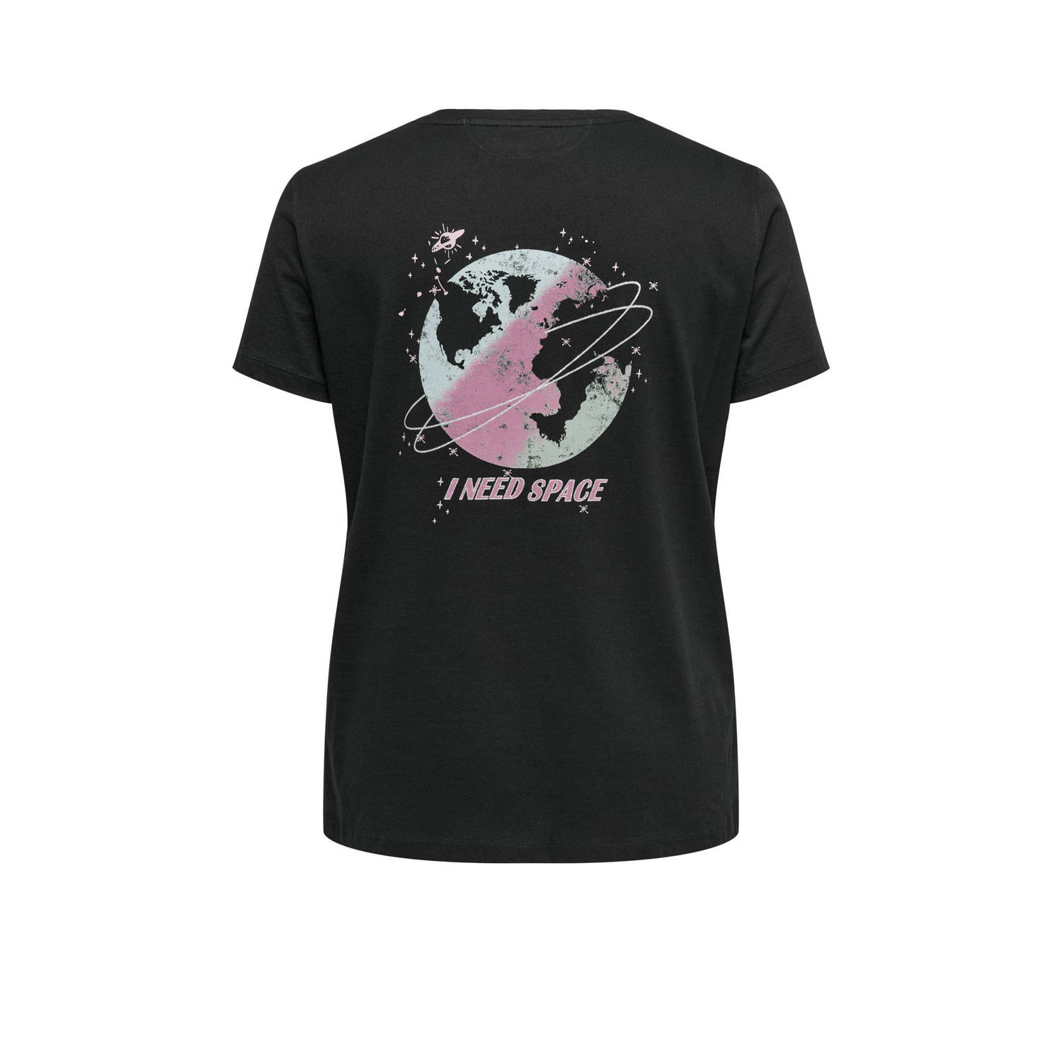 ONLY CARMAKOMA T-shirt zwart