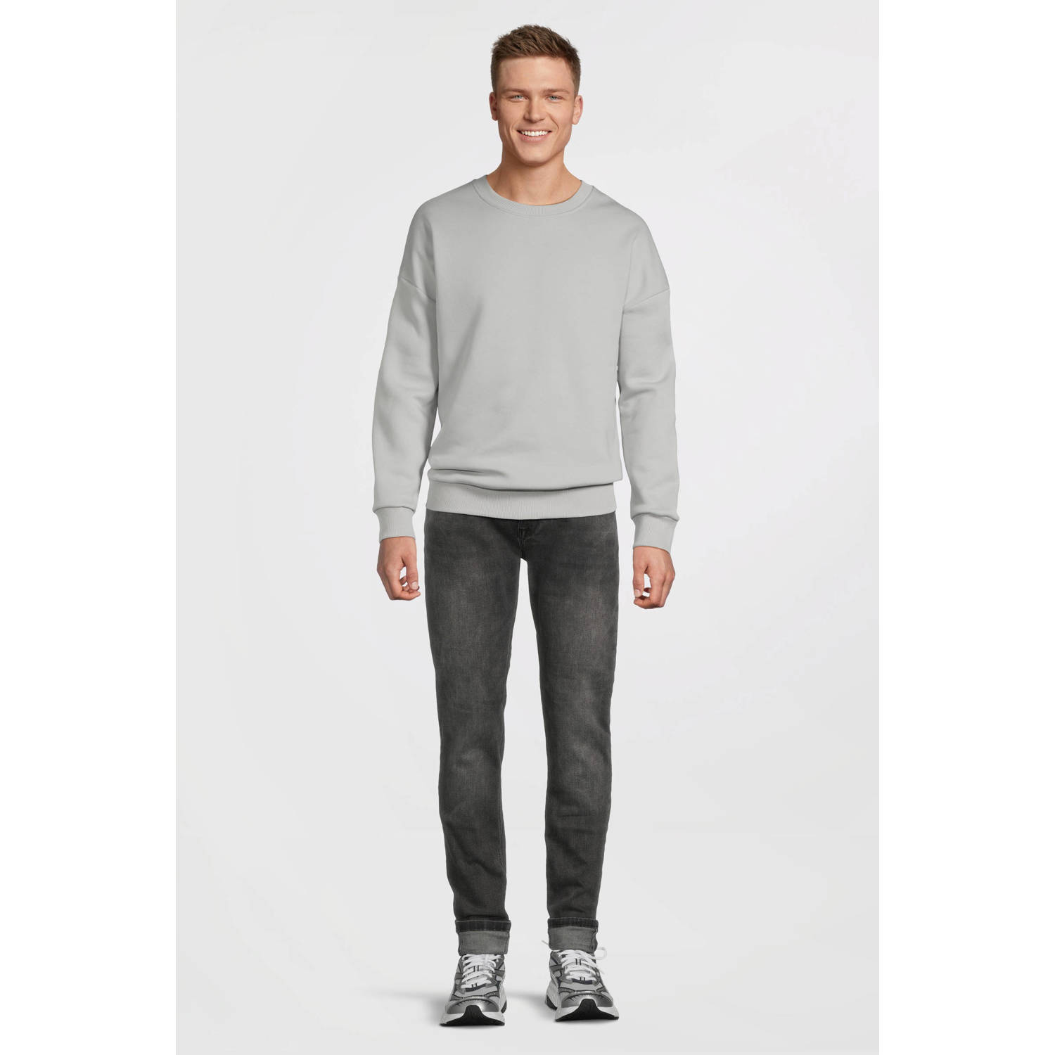 Cars sweater lichtgrijs
