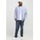 JACK & JONES PLUS SIZE casual overhemd lichtblauw