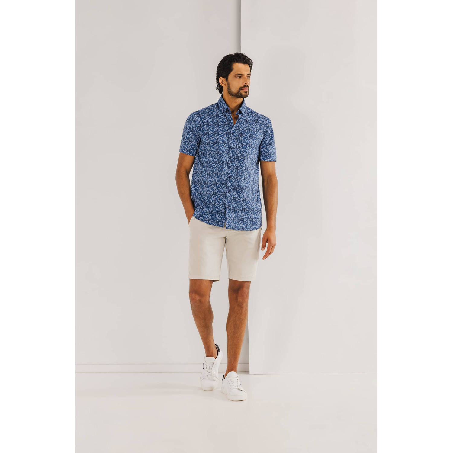 State of Art casual overhemd blauw