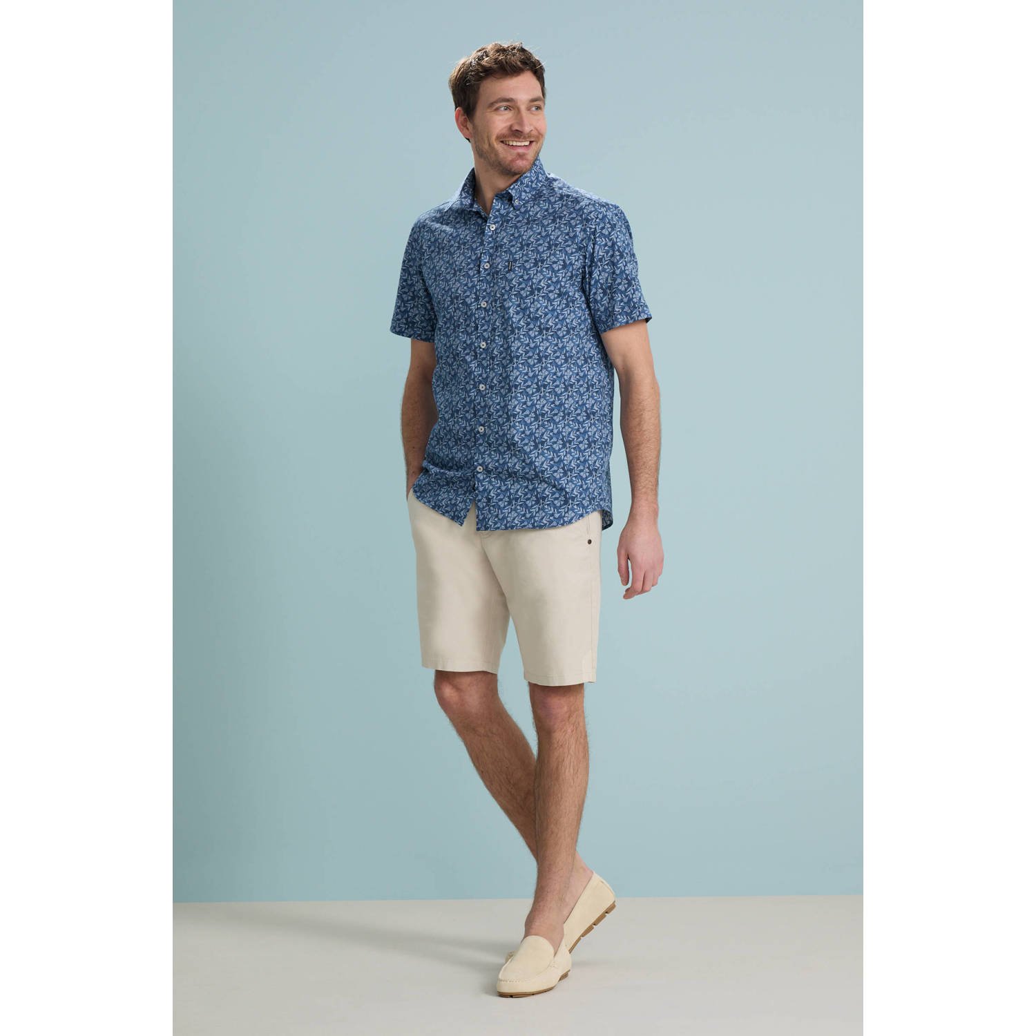 State of Art casual overhemd blauw