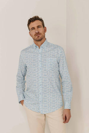 casual overhemd lichtblauw