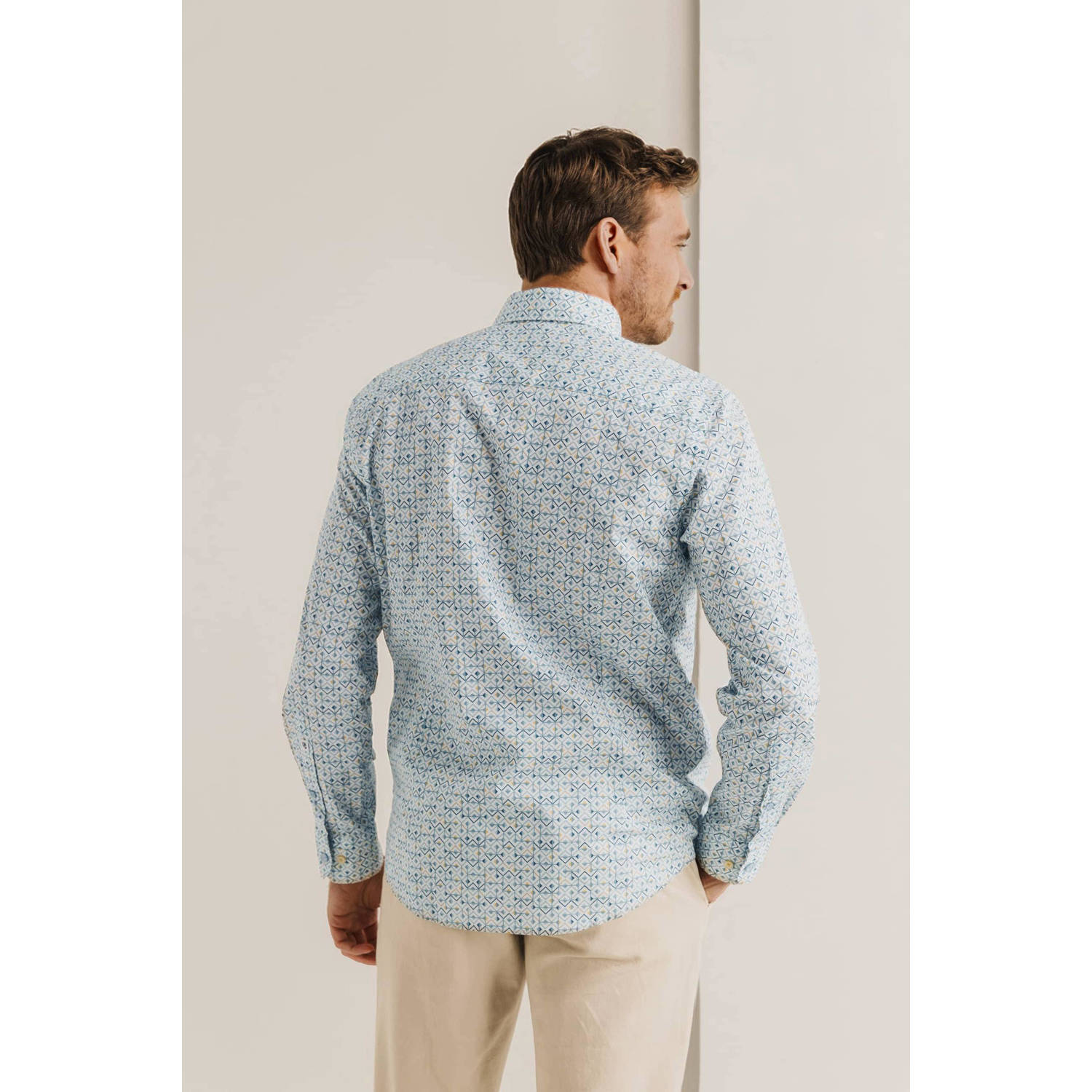 State of Art casual overhemd lichtblauw