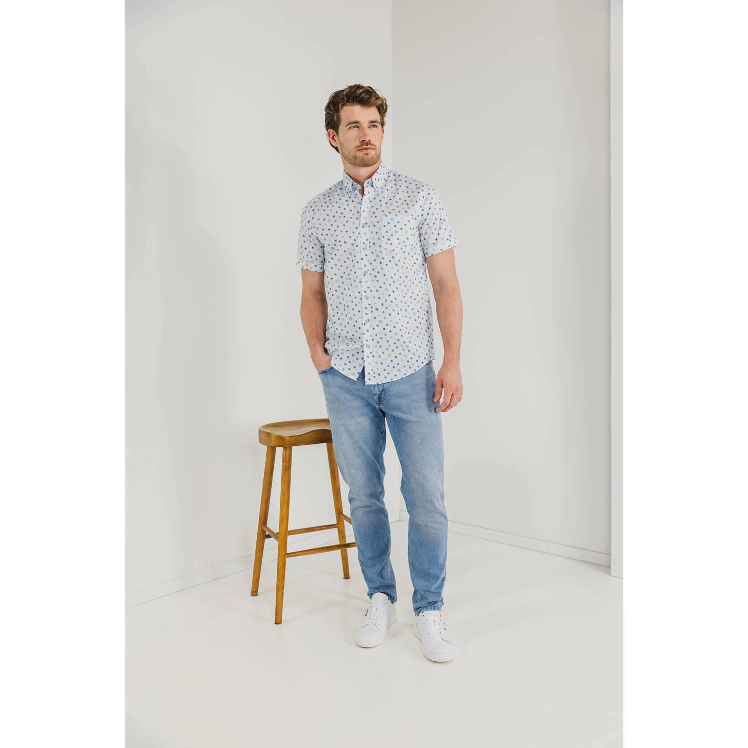 State of Art casual overhemd wit