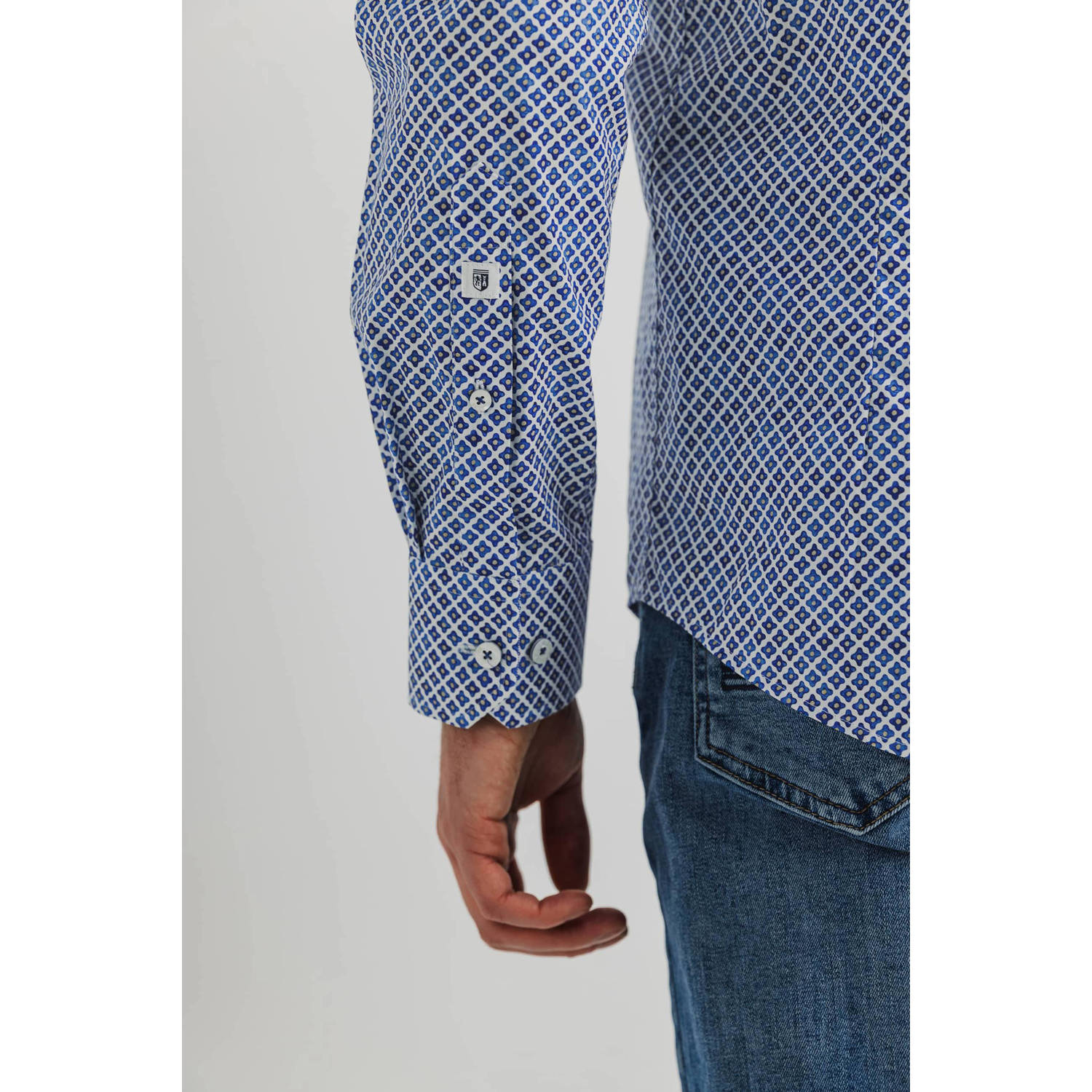 State of Art casual overhemd blauw