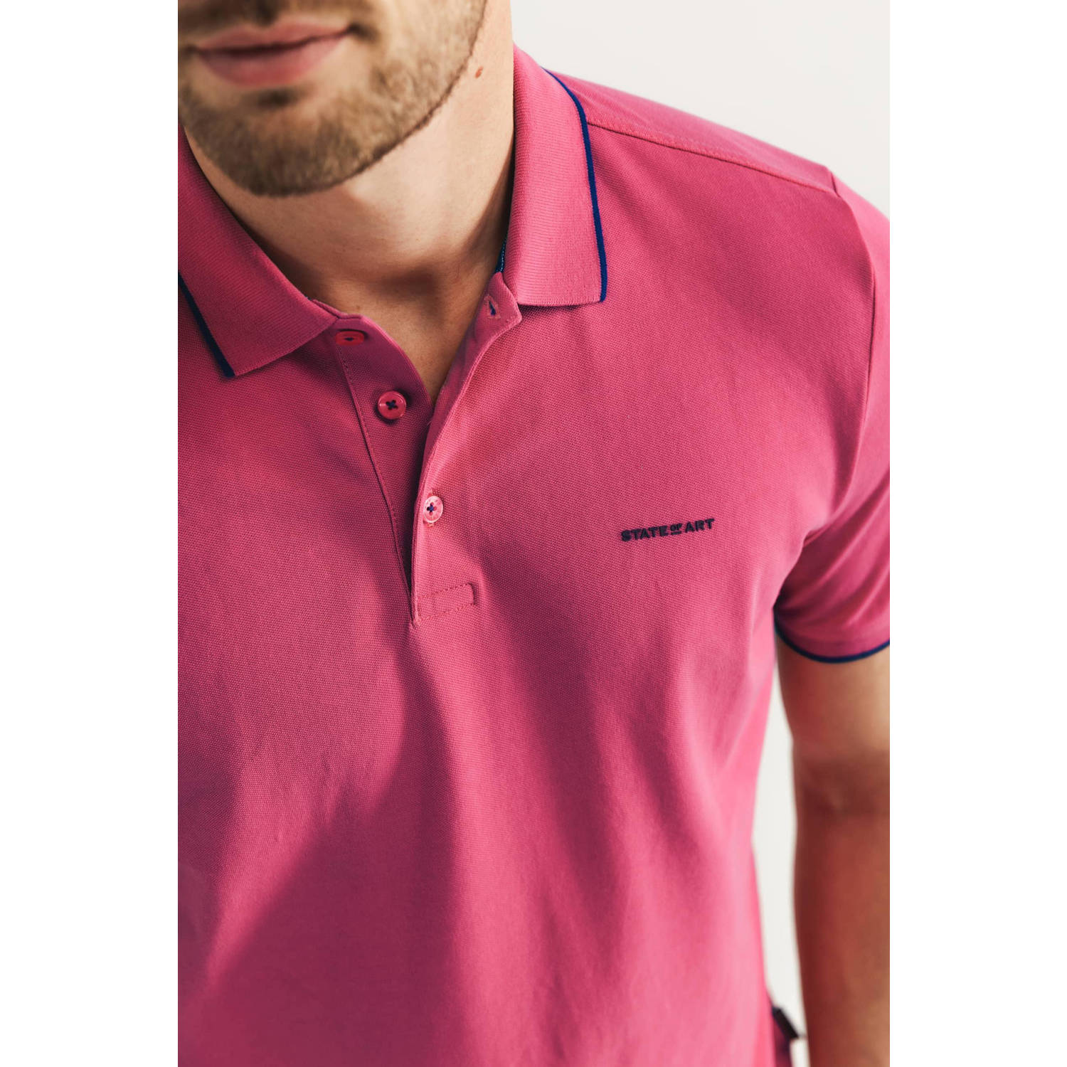 State of Art regular polo roze