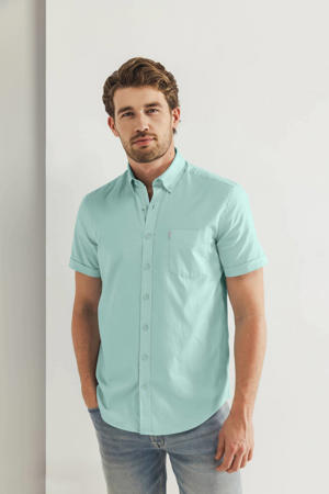 casual overhemd lichtblauw