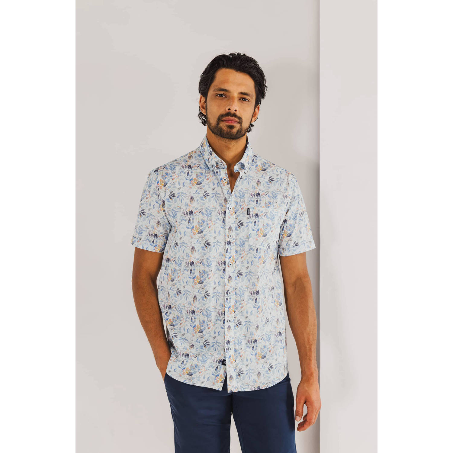 State of Art casual overhemd blauw