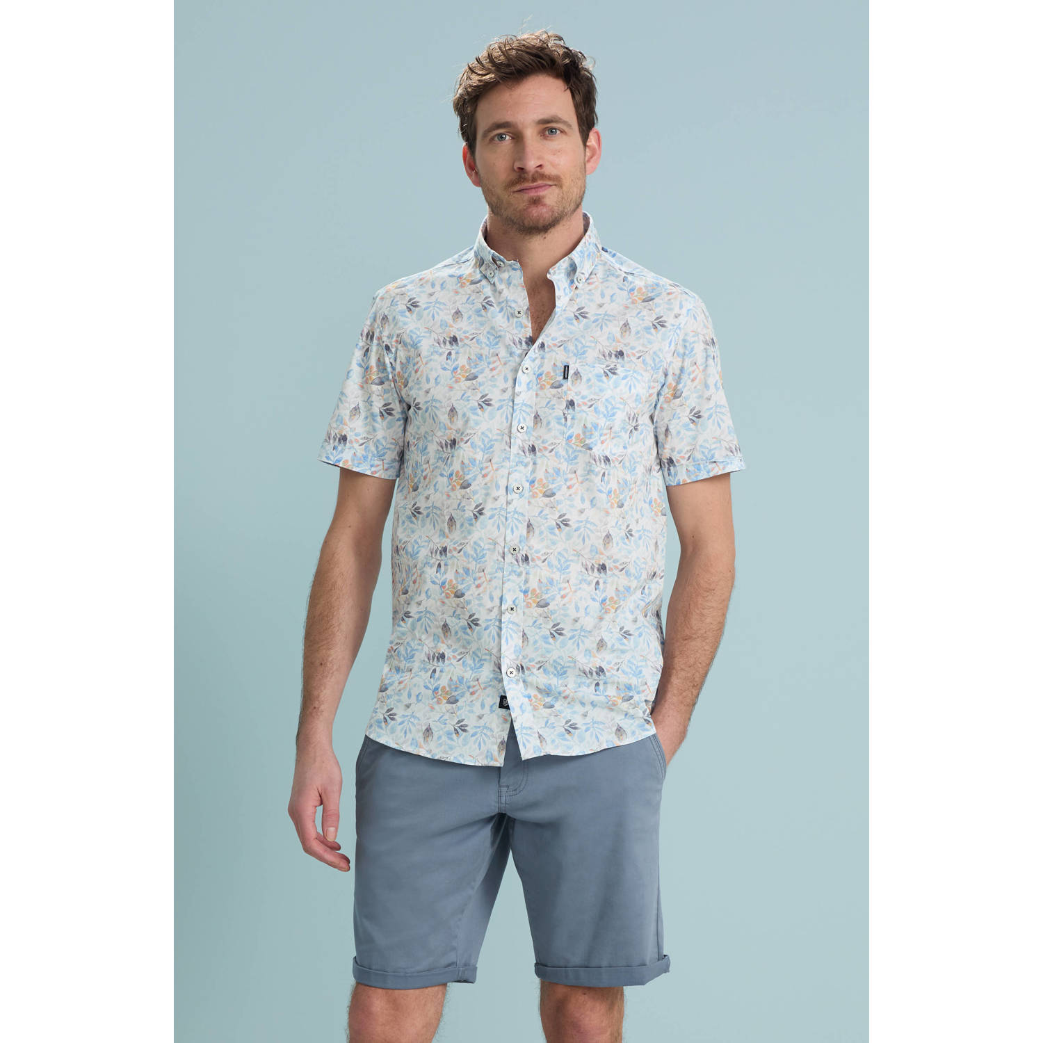State of Art casual overhemd blauw