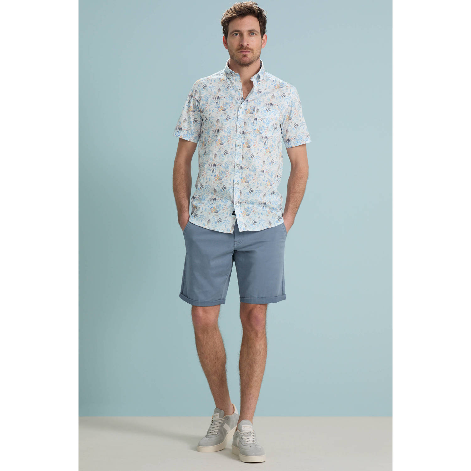 State of Art casual overhemd blauw