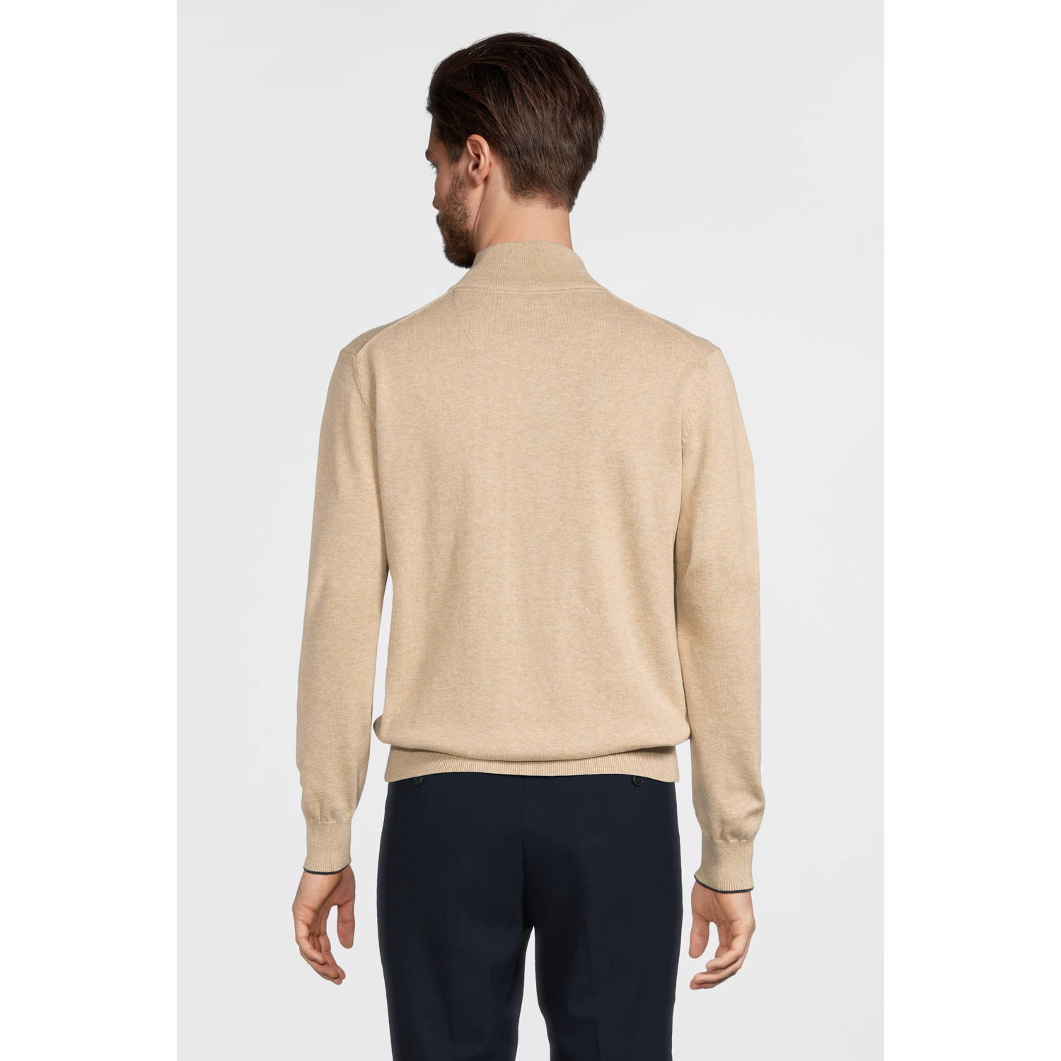 State of Art pullover fijn gebreid beige