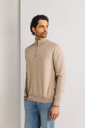 pullover fijn gebreid beige