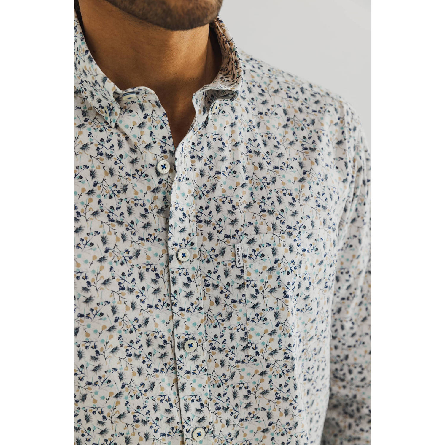 State of Art casual overhemd multi