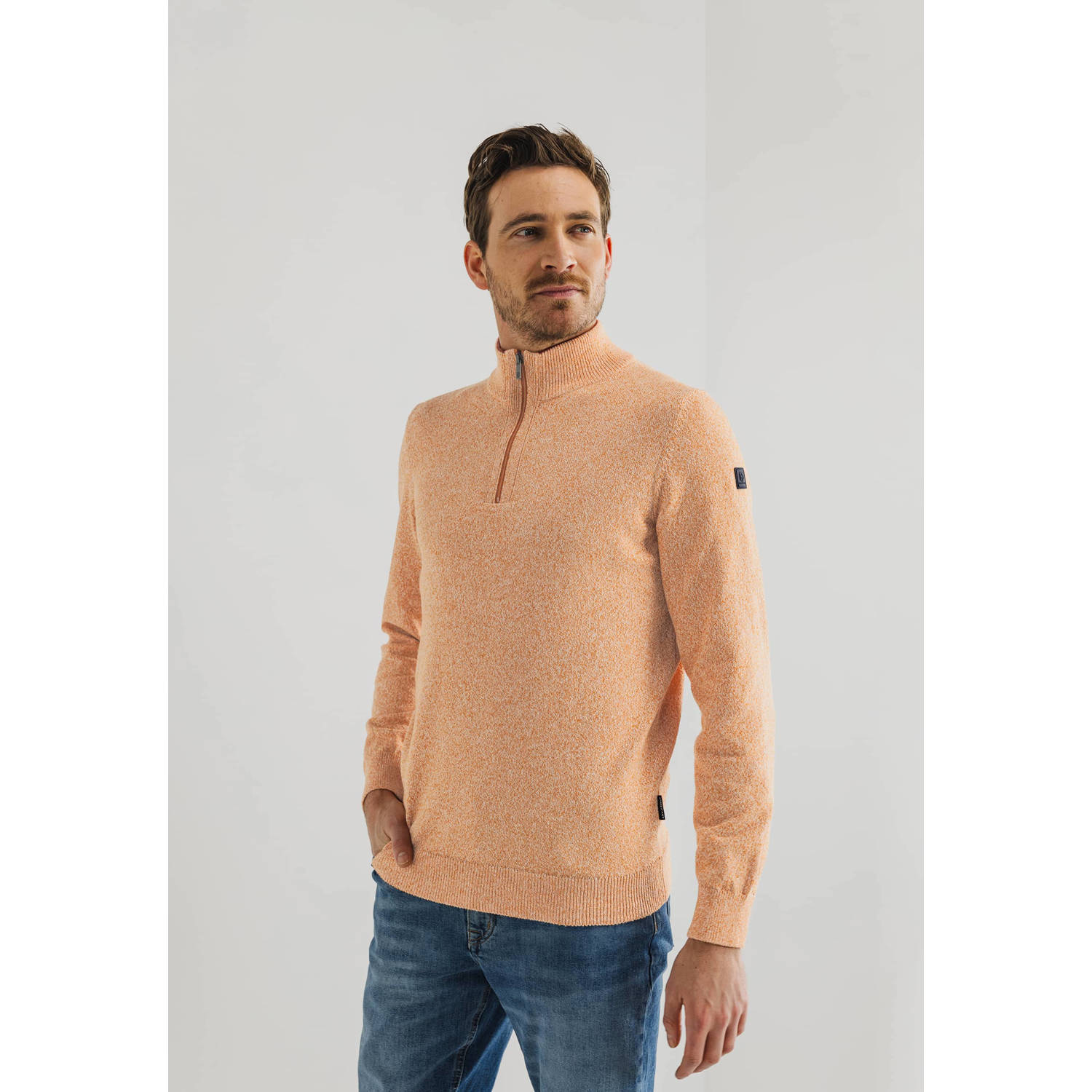 State of Art Sportzip Pullover Orange Heren