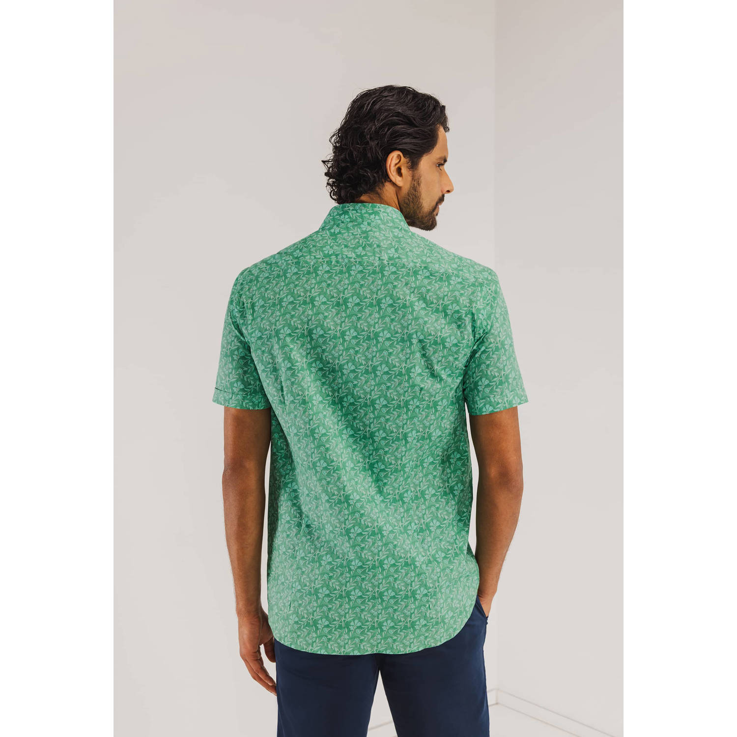 State of Art casual overhemd groen