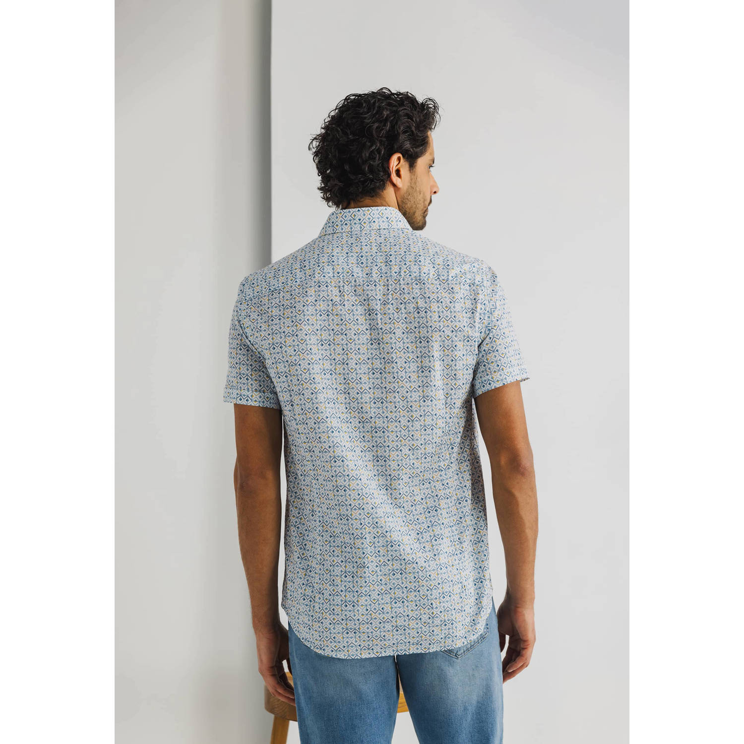 State of Art casual overhemd blauw