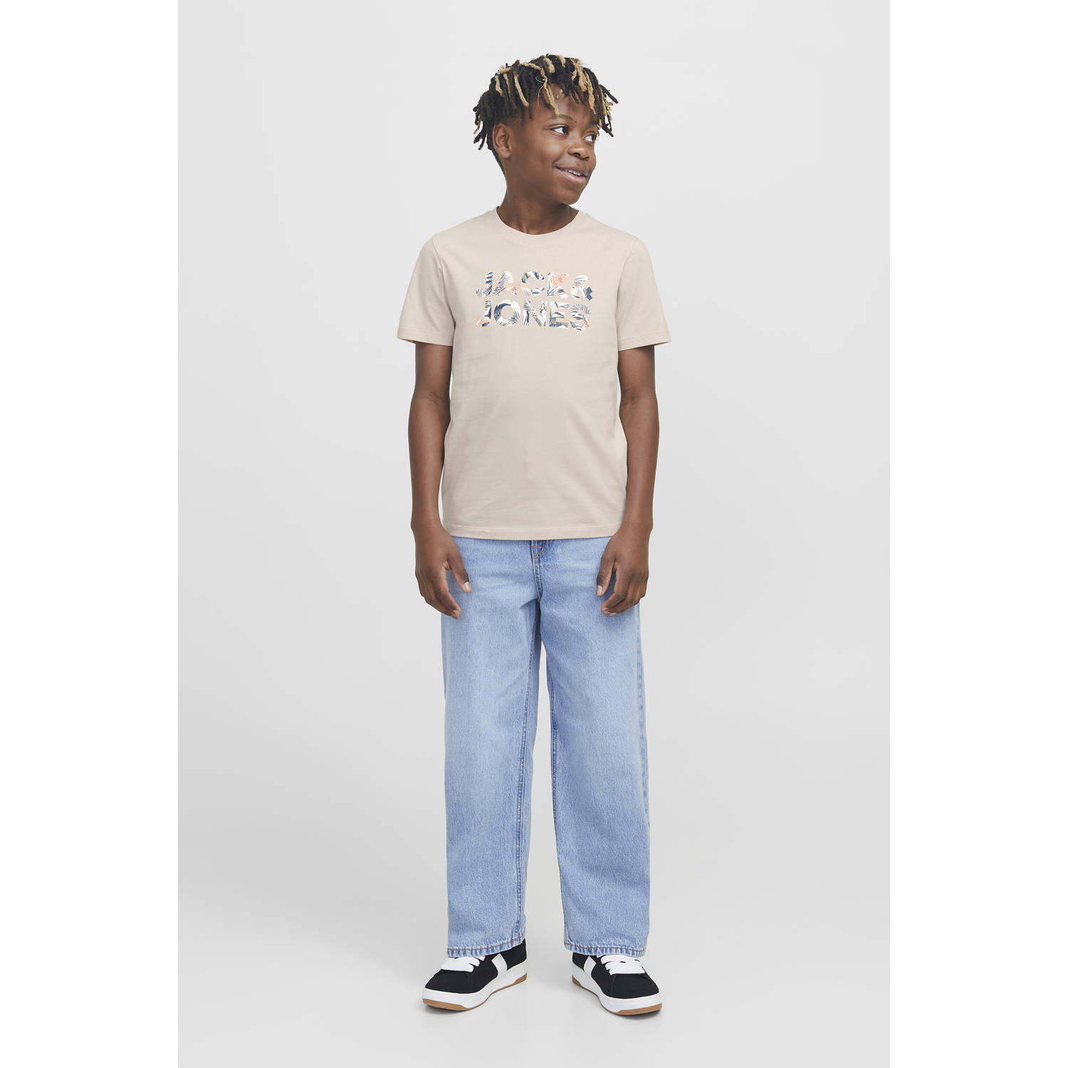 JACK & JONES JUNIOR T-shirt ecru
