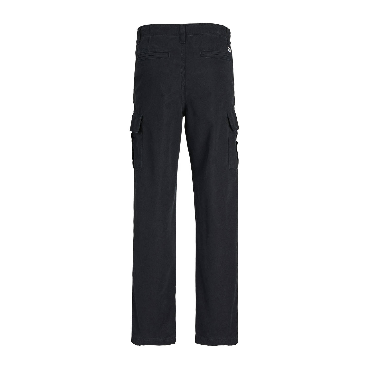 JACK & JONES JUNIOR relaxed cargo broek zwart