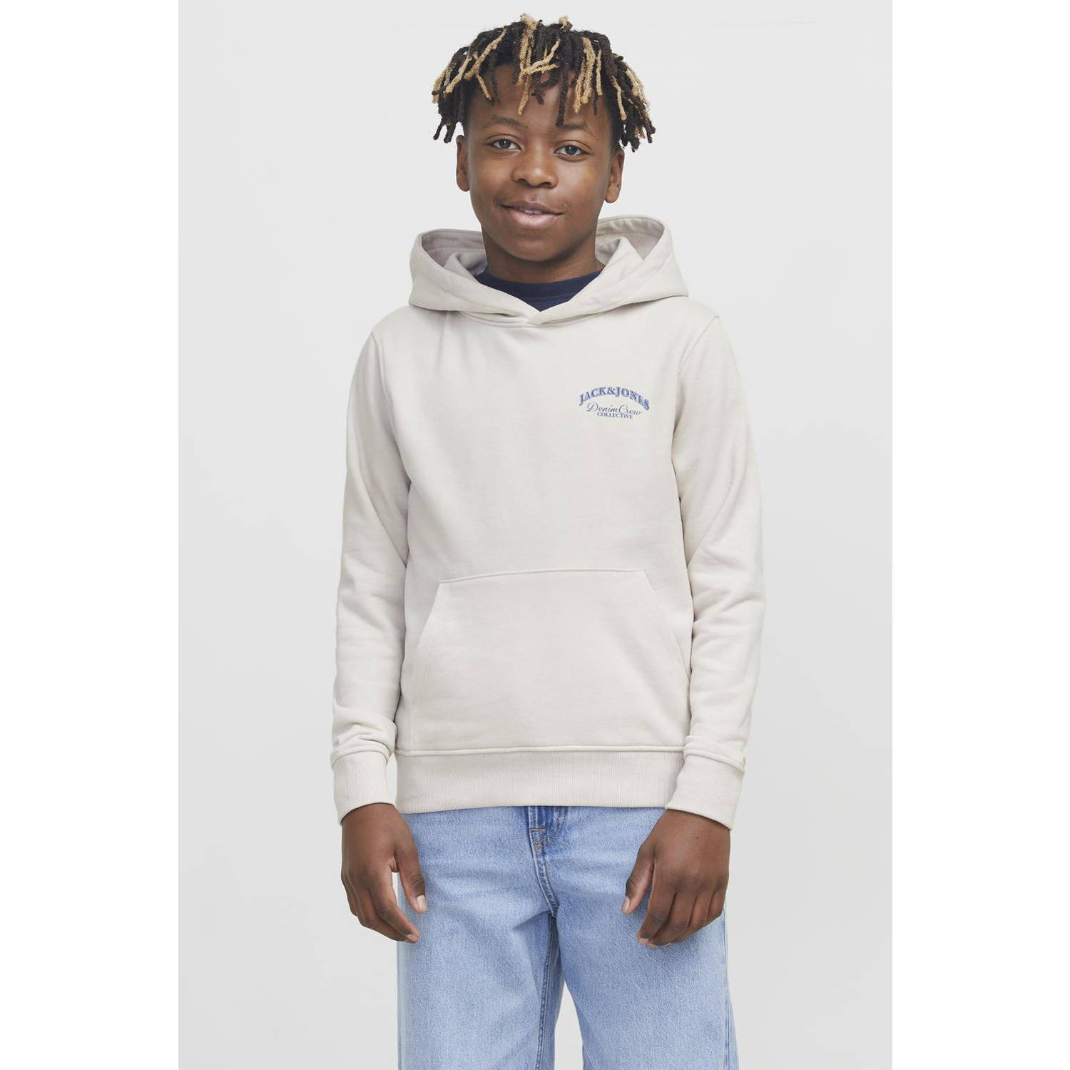 Jack & Jones Junior Hoodie JJEBRANDES BACKP RELAXED SWEAT H SN JNR