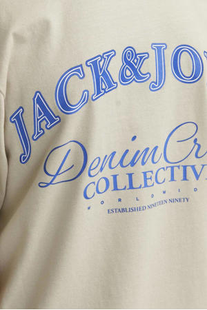 T-shirt met backprint ecru