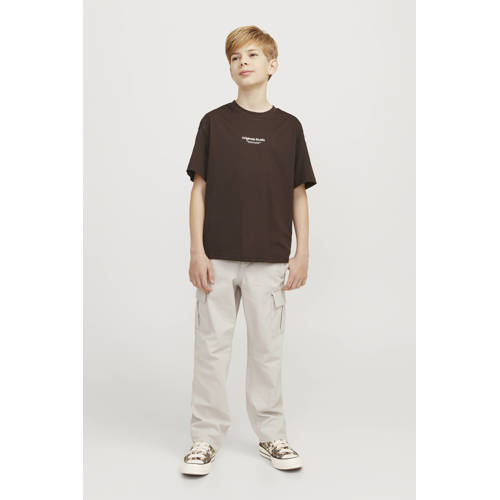 JACK & JONES JUNIOR relaxed cargo broek ecru afbeelding