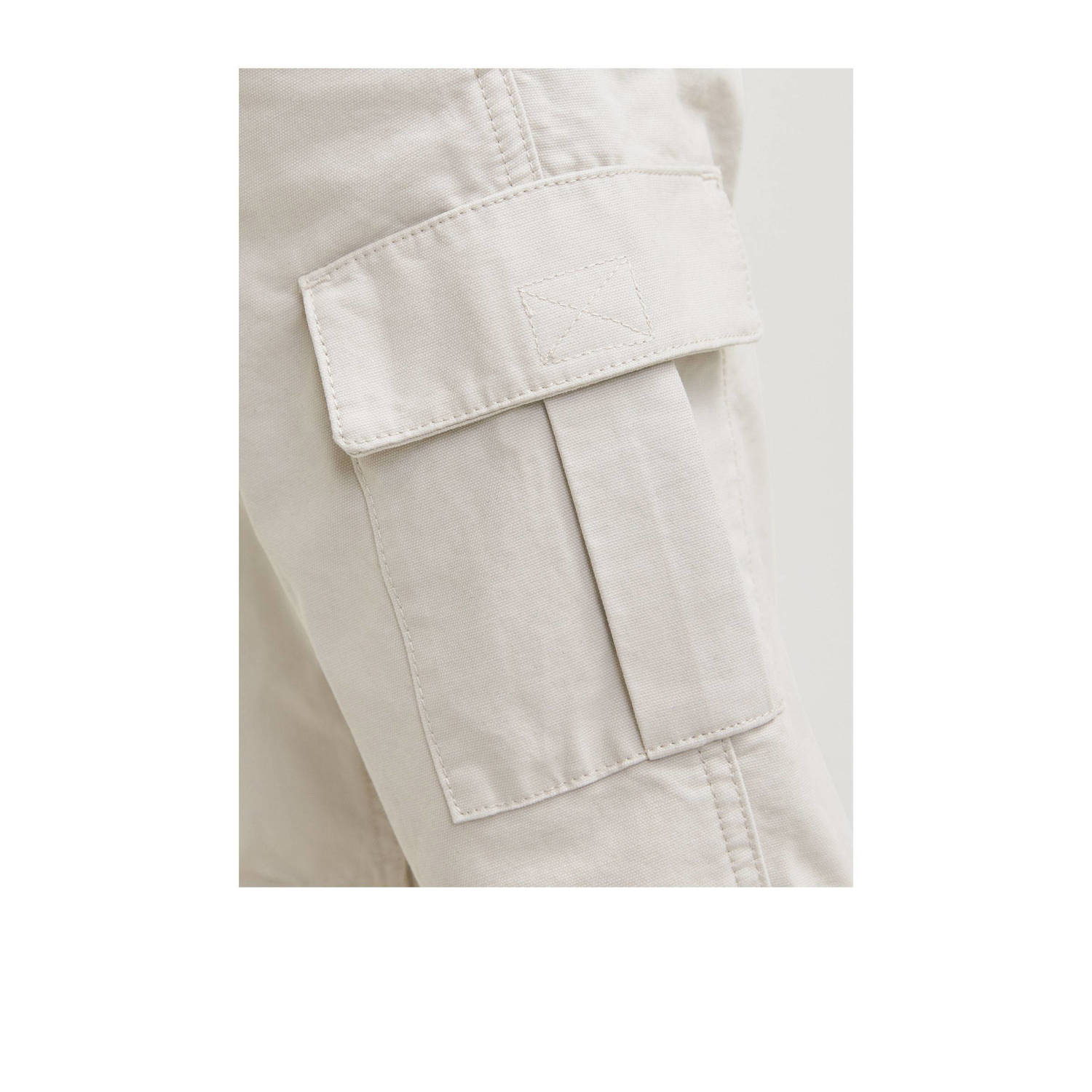 JACK & JONES JUNIOR relaxed cargo broek ecru