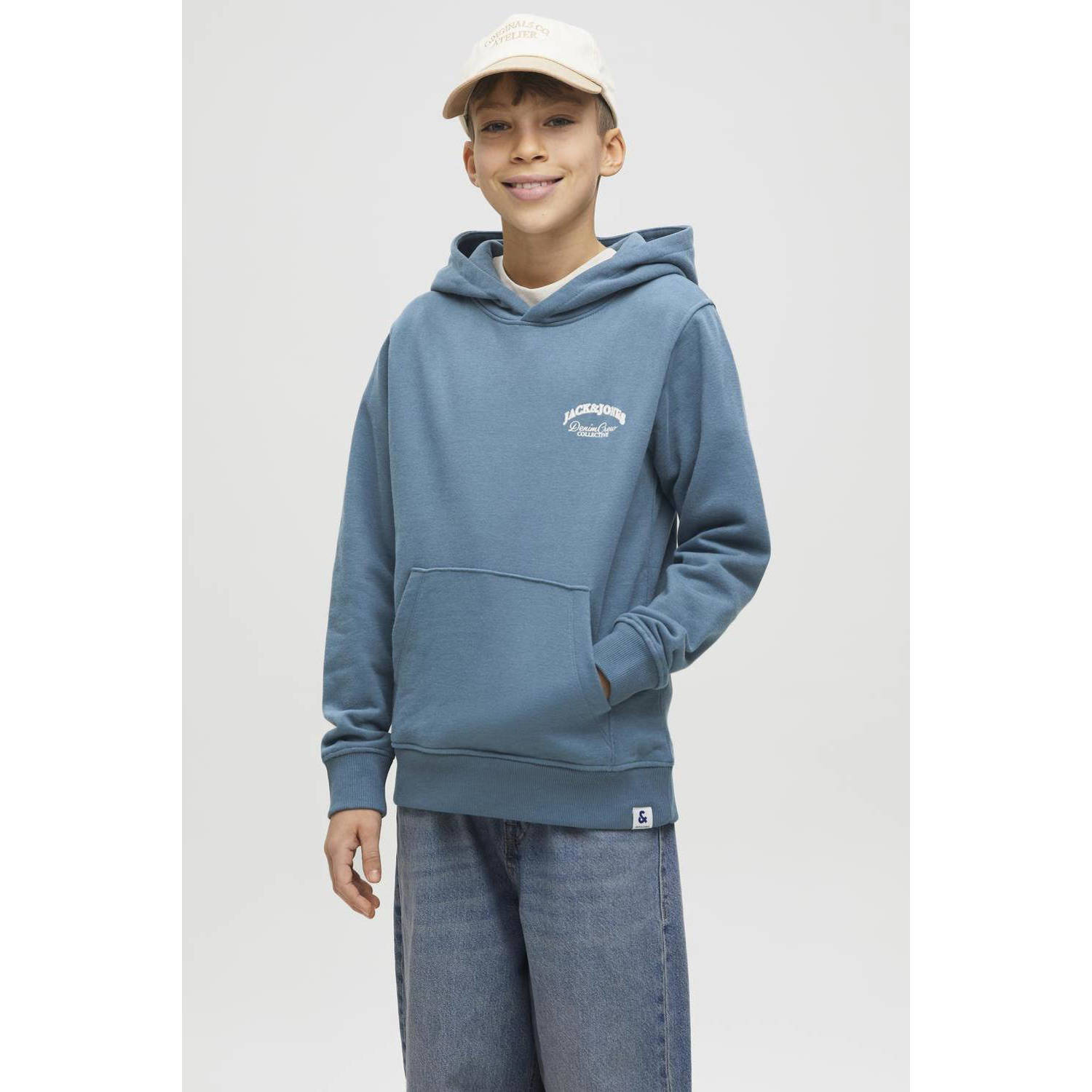 Jack & Jones Junior Hoodie JJEBRANDES BACKP RELAXED SWEAT H SN JNR