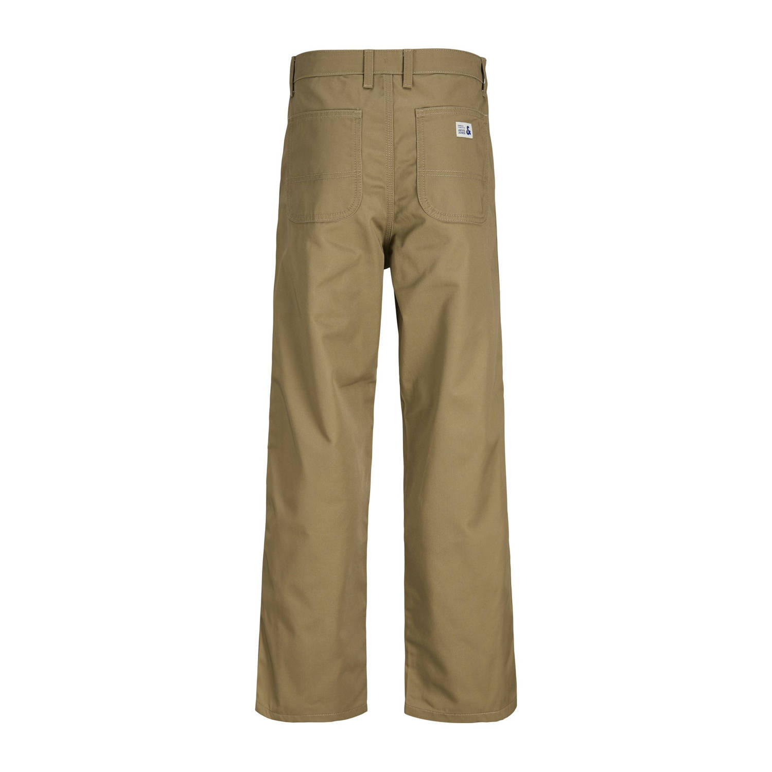 JACK & JONES JUNIOR casual broek kaki