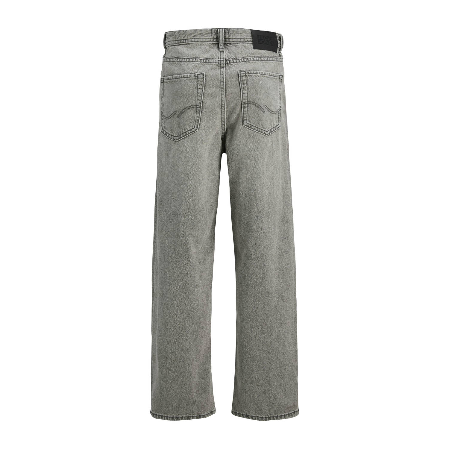 JACK & JONES JUNIOR loose  waist loose fit jeans grey denim
