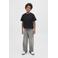 JACK & JONES JUNIOR loose  waist baggy fit jeans grey denim