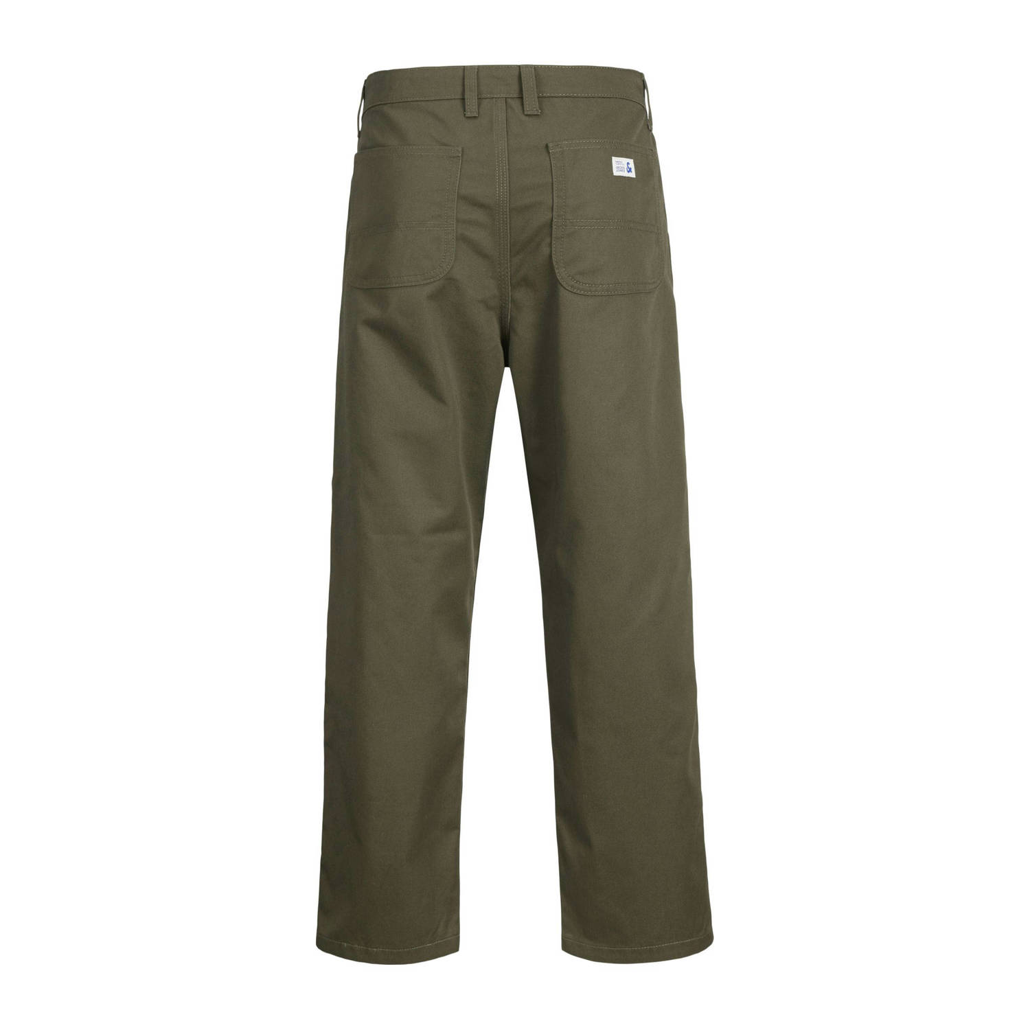 JACK & JONES JUNIOR casual broek olijfgroen
