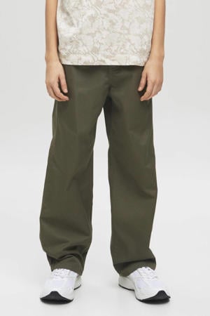 casual broek olijfgroen